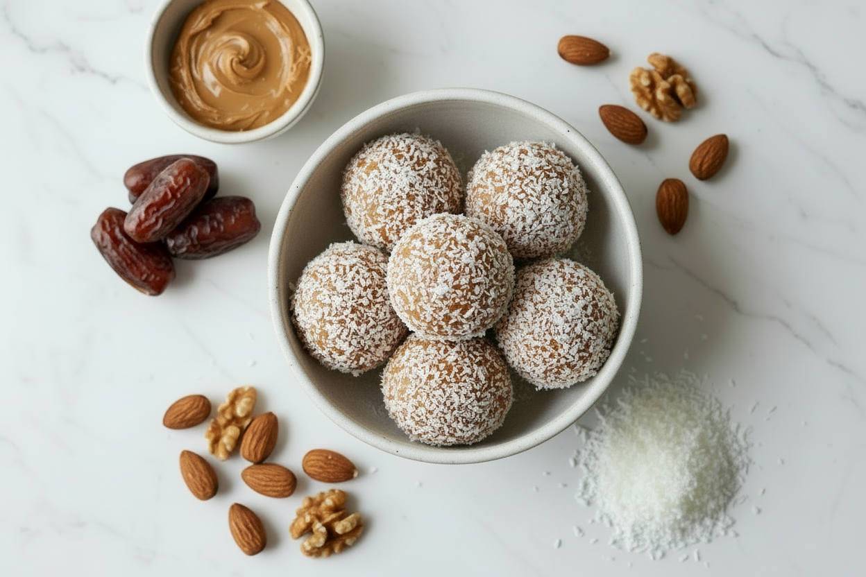 Peanut Butter Bliss Balls No Chocolate 300 DPI