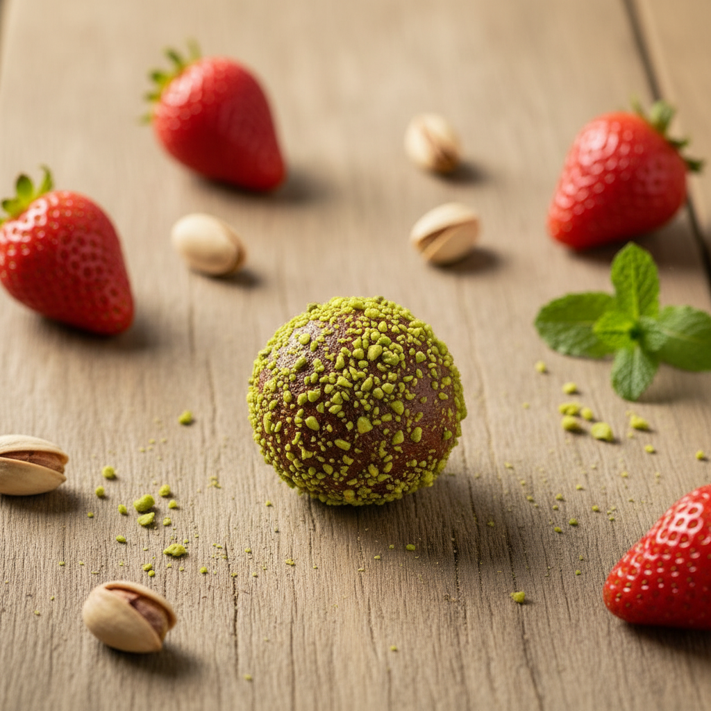 Single pistachio bliss ball